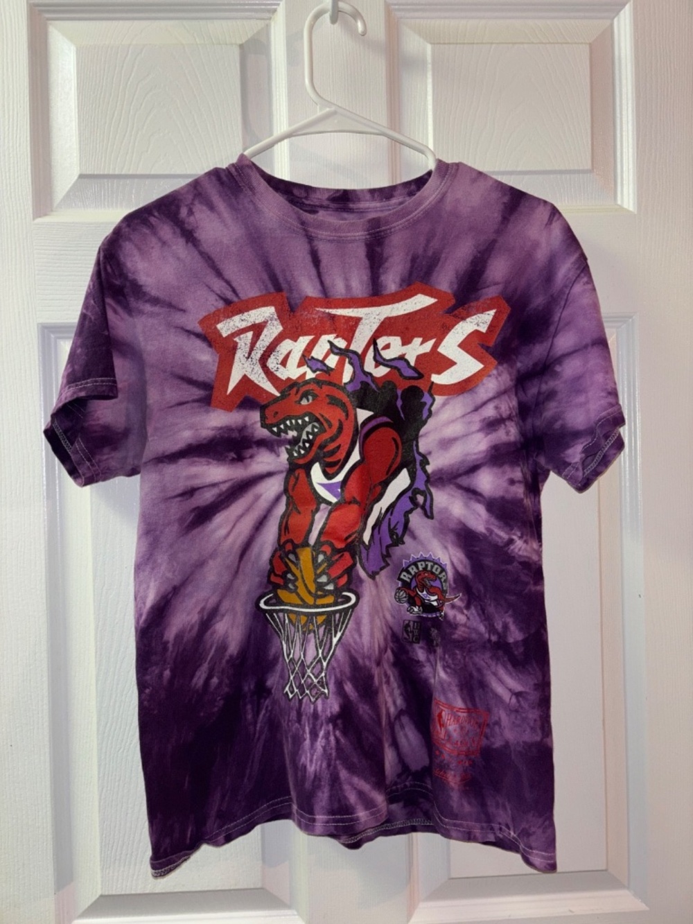 Toronto Raptors Mitchell & Ness Shirt Tee Tye Dye Basketball NBA - Size Medium M